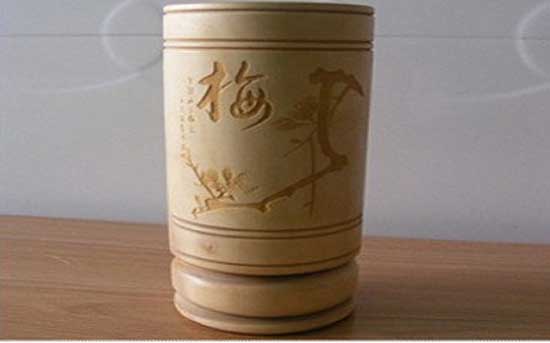 木桶上激光鐳雕樣品